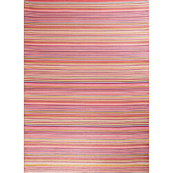 Jardindeco Tapis extérieur en polypropylène Spargi 1746 rose 120 x 160 cm.