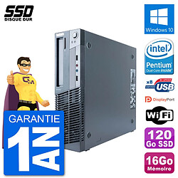 PC Lenovo M91p SFF Intel G630 RAM 16Go SSD 120Go Windows 10 Wifi · Occasion 