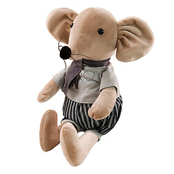 Acheter Beaux Jouets En Peluche En Peluche Souris Animaux Poupées PP Coton Jouets Cadeaux Style B