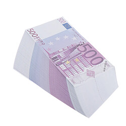 100pcs Euro Props Play Fun Pretend Cash Prop Denomination Magic Props A pas cher