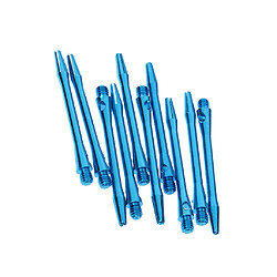 10 Pièces 53mm 2BA Fil Alliage D'aluminium Re-Grooved Tiges Dart Tiges Bleu