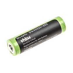 vhbw batterie compatible avec Tondeo ECO-S rasoir tondeuse à cheveux (2500mAh, 1,2V, NiMH) 