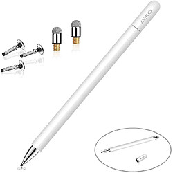 Universal Stylus meko pour les écrans tactiles, stylet stylet pour iPad, crayon stylet de tablette avec capuchon magnétique,