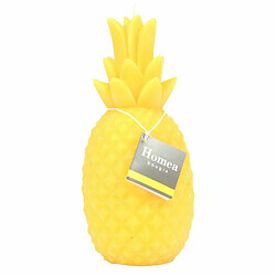 Paris Prix Bougie Déco Ananas Tropical 20cm Jaune