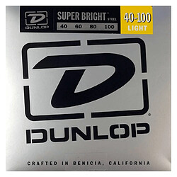 Dunlop Super Bright Stainless Steel light 40-100 - Jeu cordes guitare basse