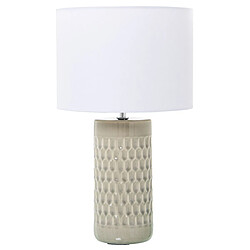 Lampe de bureau Alexandra House Living Beige Multicouleur Céramique 40 W 25 x 42 x 25 cm 