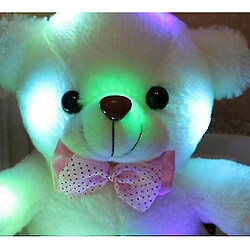 Avis Universal 22 cm de haute qualité Luminal Bear Flash Teddy Plux Creative Creative Doll