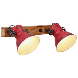 vidaXL Lampe murale 25 W rouge délavé 45x25 cm E27