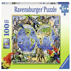 Ravensburger - 10540 3 - Puzzle - Animaux du Monde - 100 Pièces