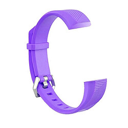 Wewoo Bracelet pour montre connectée Dragonne en Sergé de Silicone Enfants FITBIT ACE Violet 