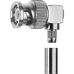 Mâle coudé BNC Telegärtner J01002A0029 à sertir 75 â„¦ 1 pc(s)