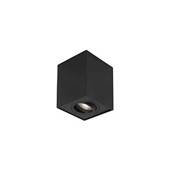 NOVA LUCE Plafonnier RENDE Sable Noir GU10 10 W H12,5