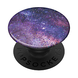 PopSockets - Support et Grip Interchangeable pour Smartphone et Tablette - Glitter Nebula 