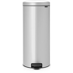 Brabantia NEWICON - Poubelle à pédale - 30L - Gris métallique - 114465 