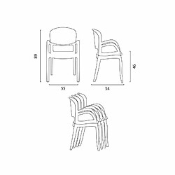 Acheter Chaise polycarbonate transparente salle à manger Bar Joker Grand Soleil