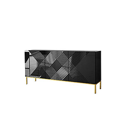 Bestmobilier Celeste - buffet bas - 160 cm - style contemporain pas cher