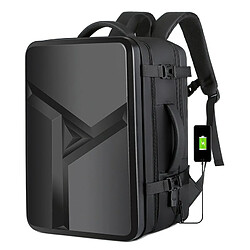 Yonis Sac À Dos Ordinateur Grande Capacité Waterproof Sac À Dos Ordinateur Grande Capacité Imperméable Avec Port USB 161 Black YONIS