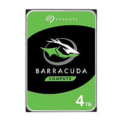 Seagate Technology Barracuda 4 To - 3.5'' SATA III 6 Go/s - Cache 256 Mo Seagate Barracuda 4 To - 3.5'' SATA III 6 Go/s - Cache 256 Mo