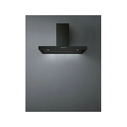 Avis Falmec Hotte decorative murale Plane 90cm Inox noir, 800 m3/h, 4 vitesses