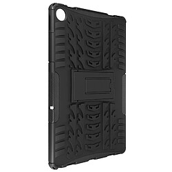 Avizar Coque pour Lenovo Tab M10 Plus Gen 3, Antichoc avec Béquille Support Noir