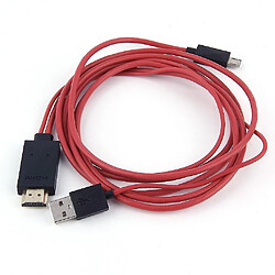 Universal MHL Micro USB vers le câble HDMI avec 11 broches pour Samsung Galaxy S1-4 Note1-4