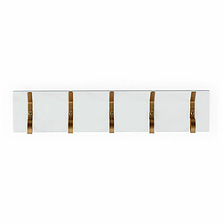 Porte-manteau Thai Natura Blanc Bois 61 x 13 x 7 cm