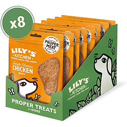 Lily's Kitchen Friandises Jerky de Poulet Simply Glorious pour Chien 8 Unités 70 g