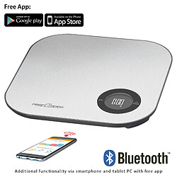 Acheter Balance de cuisine numérique, Bluetooth, contrôle des calories, iOS ou Android, , Argent, Proficook, KW 11158