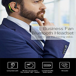 Universal Casque bluetooth oreille crochet casque bruit annulation sans fil sans fil stéréo bluetooth casque gris