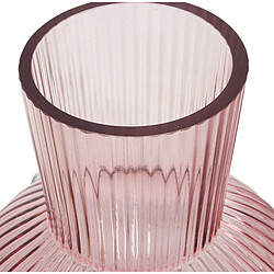 Vase Alexandra House Living Rose Verre 18 x 18 x 27 cm