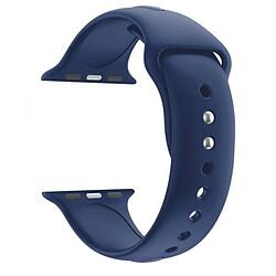 Shot Bracelet Silicone 38/40mm pour IWATCH Serie 1 APPLE Confortable Sportif (BLEU)