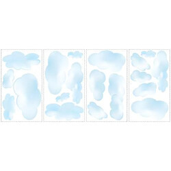 Thedecofactory Stickers NUAGES Repositionnables (19 stickers)