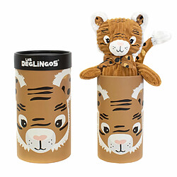 Peluche Simply 33 cm Spéculos le tigre - Les Déglingos