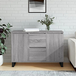 vidaXL Buffet sonoma gris 104x35x70 cm bois d'ingénierie 