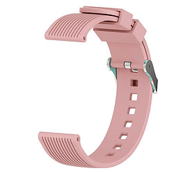 Wewoo Bracelet de montre à poignet à grain vertical pour Galaxy 42mm (rose)