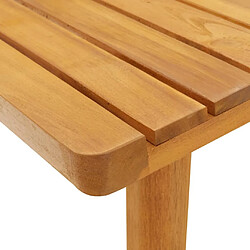 Acheter vidaXL Table basse de jardin 90x55x35 cm Bois solide d'acacia