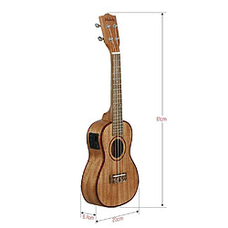 Justgreenbox Kit Ukulélé Ukulélé 24" Uke Bois Sapele - 4000199577670 pas cher