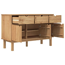 Avis vidaXL Buffet OTTA 114x43x73,5 cm Bois massif de pin