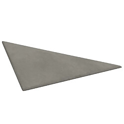 Acheter vidaXL Panneaux muraux 12 pcs Gris clair 30x30 cm Velours 0,54 m²