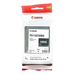 Canon PFI107 Cartouche Noir mat 6704B001