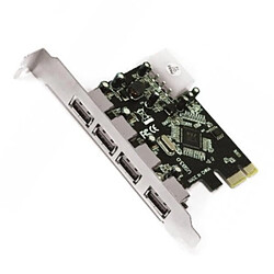 Totalcadeau Carte PCI APPPCIE4 PCI-E avec 4 ports USB30 - Matériel Informatique pas cher Carte PCI APPPCIE4 PCI-E avec 4 ports USB30 - Matériel Informatique