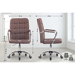 Non Chaise de bureau tissu Terni