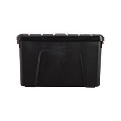 IRIS OHYAMA Lot de 3 boites de rangement bricolage - Store It All - 60 L - Noir et rouge - 59 x 39,5 x 35,5 cm