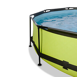 EXIT Piscine Lime 300x76cm avec pompe filtrante - vert