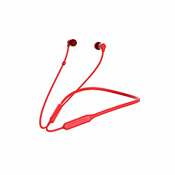 Original Dacom L06 Hd Sound Neckband Magnétique Bloototh Écouteur Sans Fil Sport Casque Basse In-Ear Stéréo Casque Bourgeons Rouge