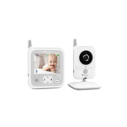 Lionelo Babyline 7.1 Babyphone Connecté Sans Fil Alimenté Par Pile Bluetooth Dôme Intérieur Blanc 