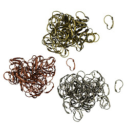 Avis 100 pièces à levier en laiton boucle d'oreille crochet Earwires Conclusions de bricolage Vert Bronze