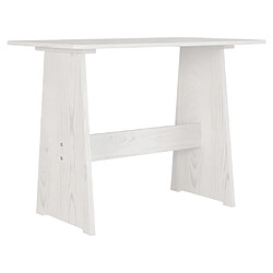 Acheter vidaXL Table à manger avec banc REINE blanc bois de pin solide