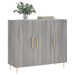 Avis Maison Chic Buffet,Meuble de Rangement,commode pour salon,Cuisine sonoma gris 90x34x80 cm bois d'ingénierie -MN12739