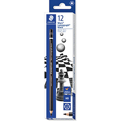 STAEDTLER Crayon Mars Lumograph black, degré de dureté: HB () 